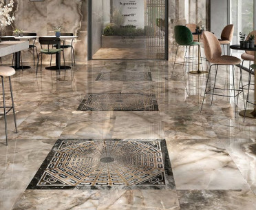 Плитка АРКАТА от Kerama Marazzi (Россия) в интерьере, стиль: классический, милано, современный