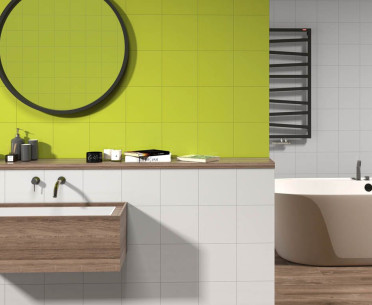 Плитка LUMEN от Ecoceramic (Испания) в интерьере, 