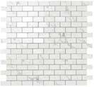 Мозаика керамогранит Marvel Stone Carrara P. Mosaico Lapp. Burattato (AS34)