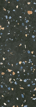 фото Настенная плитка CHEETAH TERATZO BLACK (мат) 30x90  черный цвет, лофт, современный стиль от Alborz Ceramic CO (Иран)