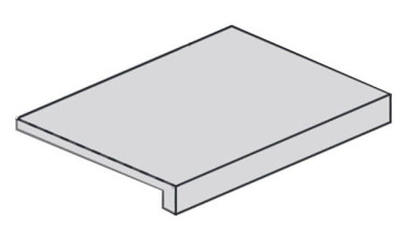 фото Фронтальная ступень CHA.EVO STATUARIO SCAL.60 FRONT 33x60  бежевый цвет, от Italon (Россия)