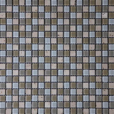 фото Мозаика GS4118 (15x15) 30x30x4  разноцветная цвет, классический, современный, черно-белый стиль от Imagine Lab (Китай)