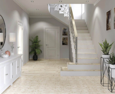Плитка WOODHOUSE от Cersanit (Россия) в интерьере, стиль: кантри, лофт, ретро