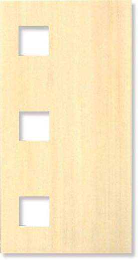 фото Декор Ventana Bamboo Beige (5x5) 23.5x45  бежевый цвет, от Azahar (Испания)