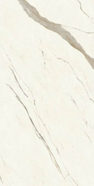 фото Керамогранит Marvel X Calacatta Sublime Silk (AFVP) 75x150  белый цвет, классический, современный, средиземноморский, черно-белый стиль от Atlas Concorde (Италия)