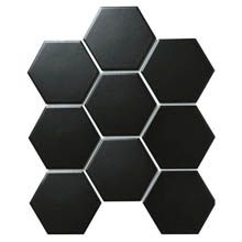 Мозаика Hexagon big Black Matt (FQ83000/SBH4810)