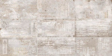 фото Декор Flatiron Dec White nat ret 61.5x121  белый цвет, лофт, модерн, современный стиль от Il Cavallino (Италия)