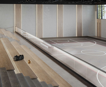 Плитка СУПЕРМАКСИ: ДАЙМОНДС от Kerama Marazzi (Россия) в интерьере, стиль: лофт