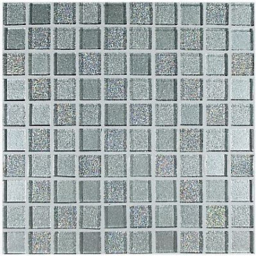 фото Мозаика Metal Mix 233S Argento 2,3*2,3 30x30  серебряный/серебристый цвет, от Vitrex (Италия)