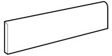 фото Плинтус Prestige Bianco Diamante нат (коробка 12 шт/5,4 пог м) 7.2x45  белый цвет, лофт, современный стиль от Italon (Россия)