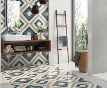 Плитка GARNET/SAYAN/TIFANY от Alborz Ceramic CO (Иран) в интерьере, стиль: классический, пэчворк, современный