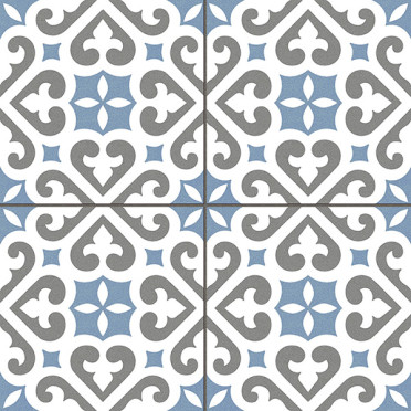 фото Керамогранит STONMORE Blue Pre-cut 45x45  разноцветная цвет, пэчворк стиль от Etili Seramik (Турция)
