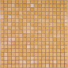 Мозаика GIALLO EMPRESS 15x15x8 tumbled мрамор