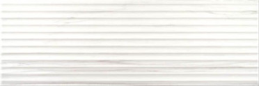 фото Настенная плитка Artistic Way White Structure (O-ARS-WTU052) 25x75  белый цвет, скандинавский, современный, черно-белый стиль от Mei (Германия)
