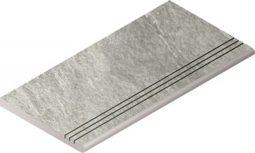 фото Фронтальная ступень CLIMB ROCK GRADINO ROUND GRIP (620040000061) 30x60  серый цвет, кантри, классический, лофт, модерн, рустика, современный стиль от Italon (Россия)
