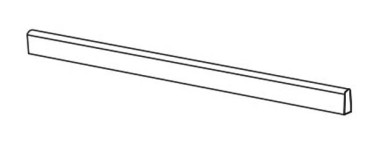 фото Плинтус SENSI ROMA BATT.WHITE ANT R (PF60012728) 5.5x120  белый цвет, кантри, классический, модерн, средиземноморский стиль от ABK Ceramiche (Италия)