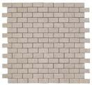 Мозаика керамогранит Marvel Stone Clauzetto White Mosaico Burattato (AS4N)