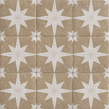 фото Керамогранит COMPASS Sand Mate 20x20  бежевый цвет, кантри, современный, черно-белый стиль от Mainzu (Испания)